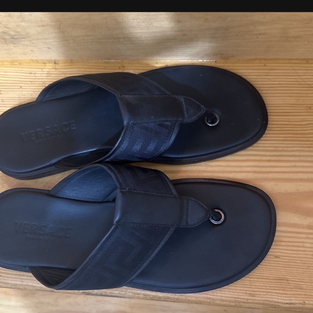 Versace Leather Sandals